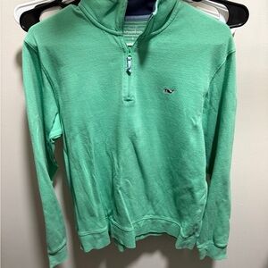Vineyard Vines Women's Mint Green Cowl Neck Sweater